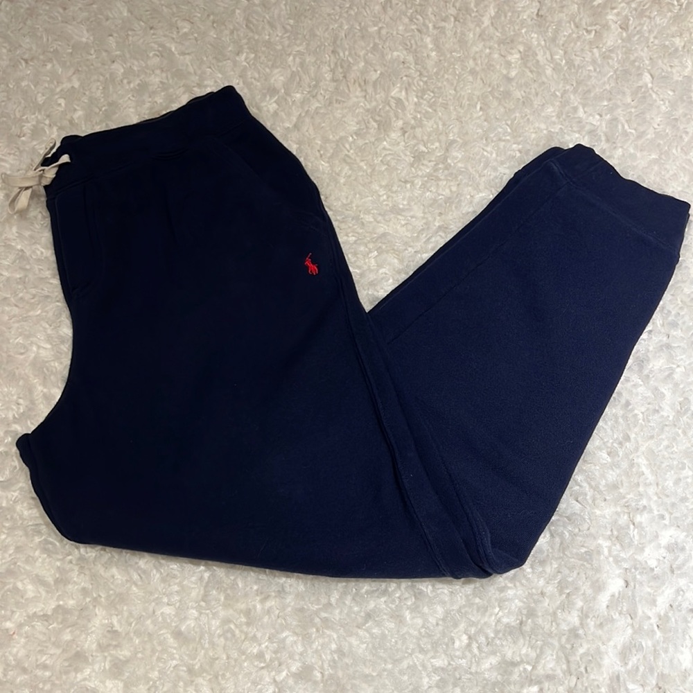 POLO Ralph Lauren Sweatpants Joggers Boys Navy Blue XL 18-20